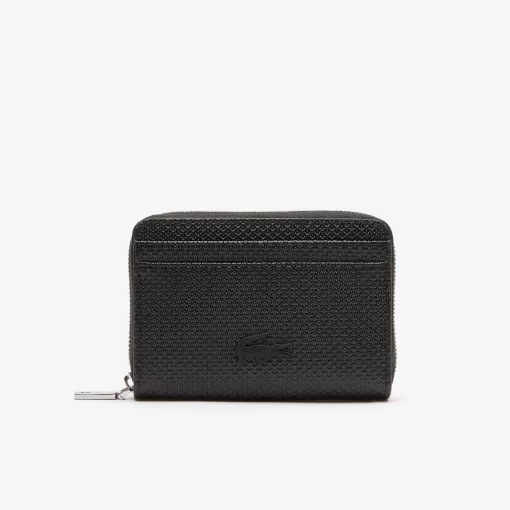 Lacoste Geldbörsen & Kleinlederwaren>Unisex-Munzbeutel Chantaco Aus Feinem Leder Black 000