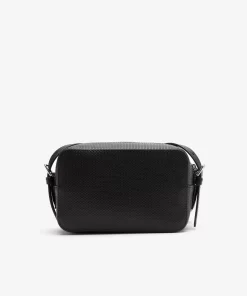 Lacoste Crossbody Taschen>Unisex-Umhangetasche Chantaco Aus Pique-Leder Black 000