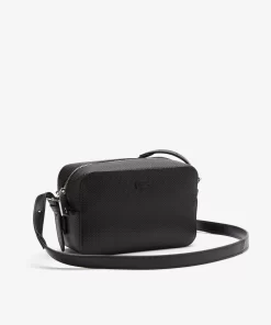 Lacoste Crossbody Taschen>Unisex-Umhangetasche Chantaco Aus Pique-Leder Black 000