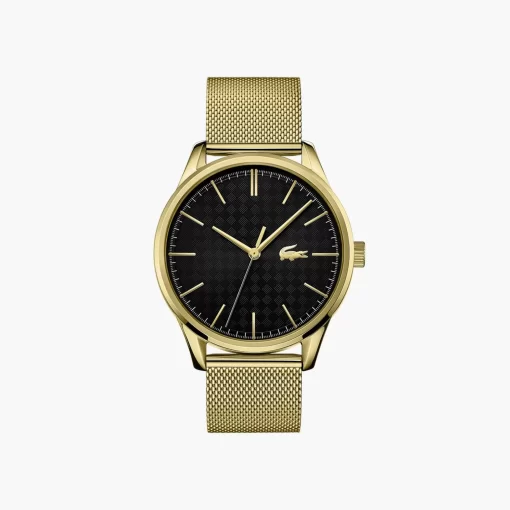 Lacoste Uhren>Vienna Herrenuhr Mit Gold Lackiertem Stahlband. Gold 000