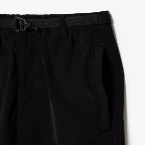 Lacoste Hosen & Shorts>Wasserfeste Trainings-Cargohosen Schwarz 031