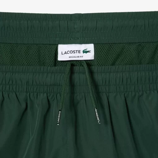 Lacoste Hosen & Shorts>Wasserfeste Trainingshosen Dunkelgrun Smi