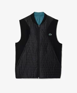 Lacoste Sportbekleidung>Wendbare Herren-Westenjacke Sport Schwarz / Blau Iui