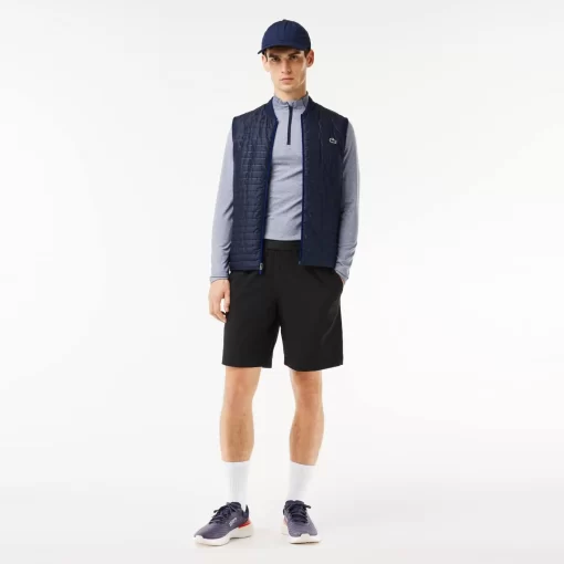 Lacoste Jacken & Mäntel>Wendbare Herren-Westenjacke Sport Navy Blau 9N6