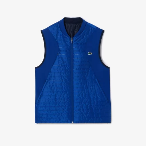 Lacoste Jacken & Mäntel>Wendbare Herren-Westenjacke Sport Navy Blau 9N6