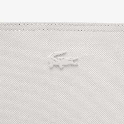 Lacoste Taschen>Wendbare Tote Bag Aus Beschichtetem Canvas Farine Zin M55