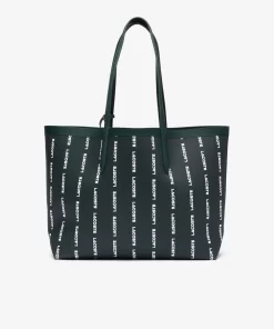 Lacoste Taschen>Wendbare Tote Mit All-Over Aufdruck Sinople Farine Noir M52