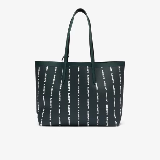 Lacoste Taschen>Wendbare Tote Mit All-Over Aufdruck Sinople Farine Noir M52