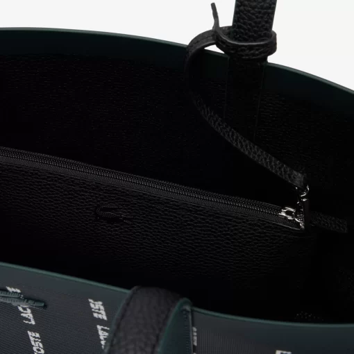 Lacoste Taschen>Wendbare Tote Mit All-Over Aufdruck Sinople Farine Noir M52