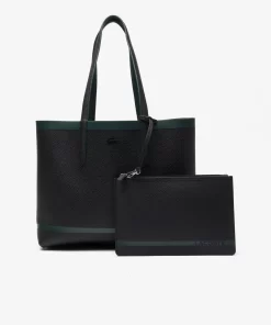 Lacoste Taschen>Wendbare Tote Mit All-Over Aufdruck Sinople Farine Noir M52