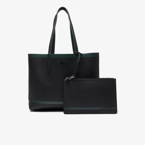 Lacoste Taschen>Wendbare Tote Mit All-Over Aufdruck Sinople Farine Noir M52