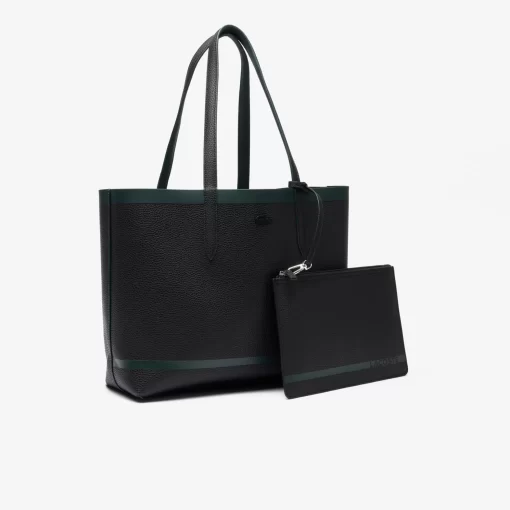 Lacoste Taschen>Wendbare Tote Mit All-Over Aufdruck Sinople Farine Noir M52