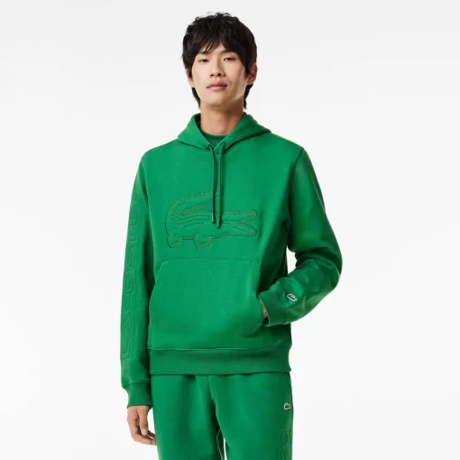 Lacoste Trainingsanzüge>Xl Croc Jogger-Hoodie Grun Cnq