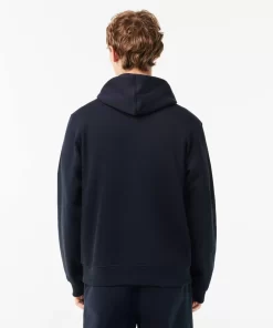 Lacoste Sweatshirts>Xl Croc Jogger-Hoodie Navy Blau Hde