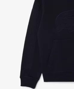 Lacoste Sweatshirts>Xl Croc Jogger-Hoodie Navy Blau Hde