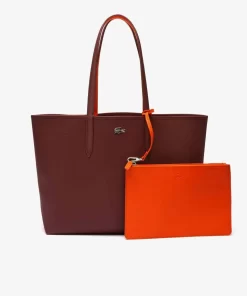 Lacoste Taschen>Zweifarbige Damen-Tote-Bag Anna Zum Wenden Zin Sunrise M49