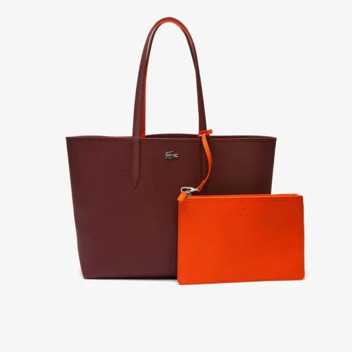 Lacoste Taschen>Zweifarbige Damen-Tote-Bag Anna Zum Wenden Zin Sunrise M49