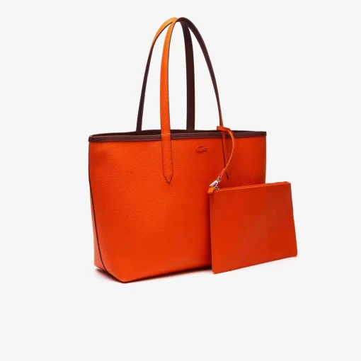 Lacoste Taschen>Zweifarbige Damen-Tote-Bag Anna Zum Wenden Zin Sunrise M49