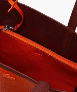 Lacoste Taschen>Zweifarbige Damen-Tote-Bag Anna Zum Wenden Zin Sunrise M49