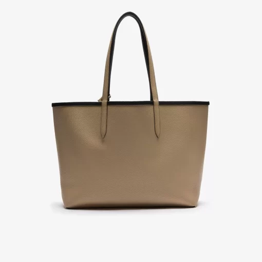 Lacoste Taschen>Zweifarbige Damen-Tote-Bag Anna Zum Wenden Noir Krema A91