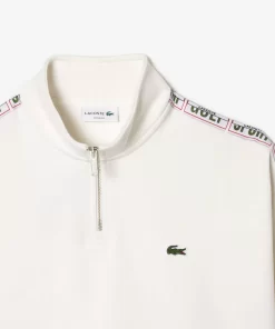 Lacoste Trainingsanzüge>Zweifarbiges Jogger-Sweatshirt Mit Logostreifen Weis 70V