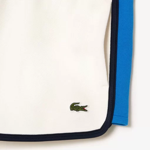 Lacoste Hosen & Shorts>Zweiseitige Pique-Shorts Mit Kontrastsaum Weis 70V