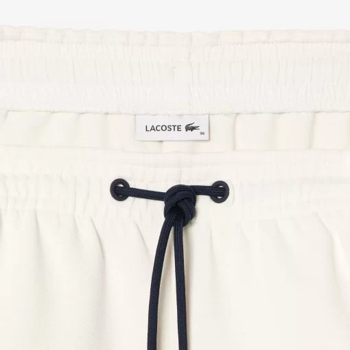 Lacoste Hosen & Shorts>Zweiseitige Pique-Shorts Mit Kontrastsaum Weis 70V