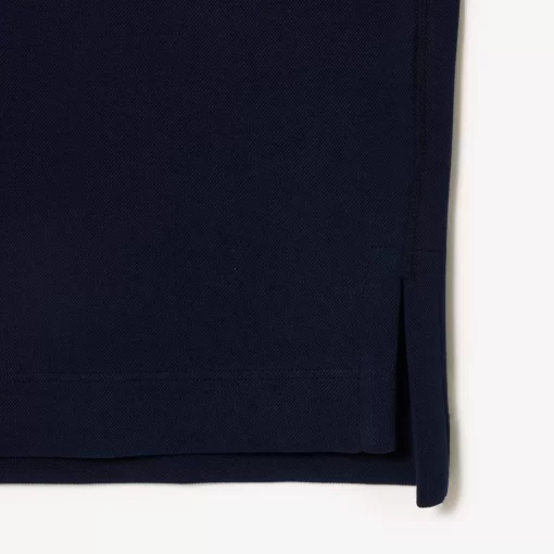 Lacoste Kleider & Röcke>Zweiseitiges Hoodie-Kleid Aus Pique Navy Blau 166